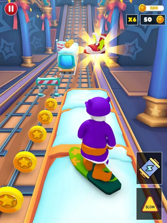 Santa Run: Christmas Runner 3d iPad 应用截图