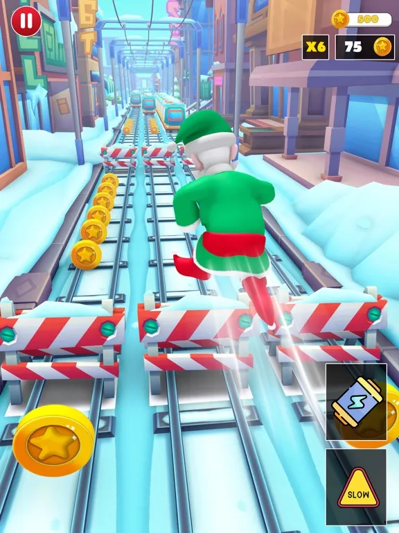 Santa Run: Christmas Runner 3d iPad 应用截图