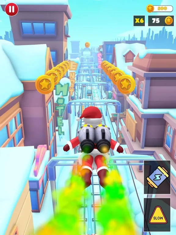 Santa Run: Christmas Runner 3d iPad 应用截图