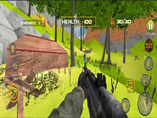 Capturas de pantalla de Fort Squad Shooting Battle 3D iPad 