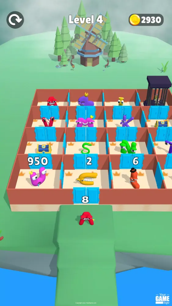 Alphabet Battle: Room Maze 스크린샷