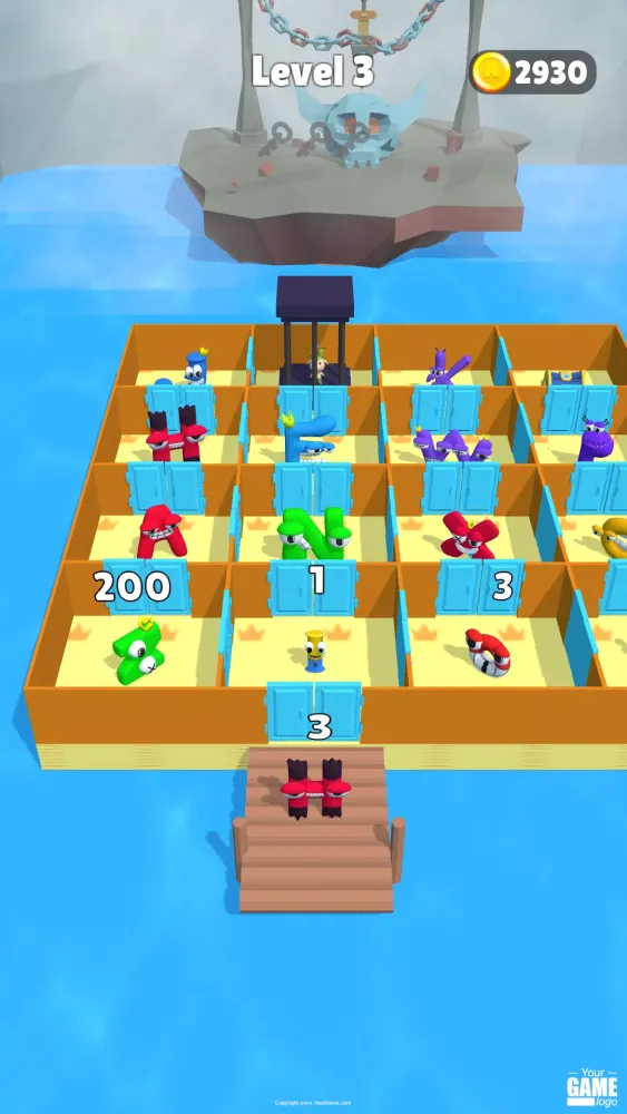 Alphabet Battle: Room Maze 스크린샷