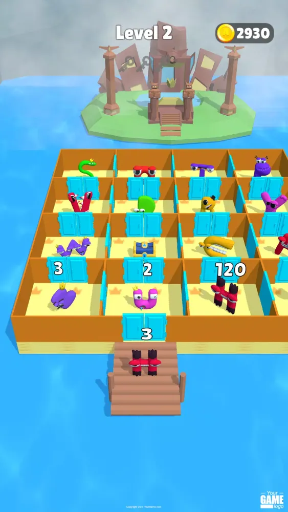 Alphabet Battle: Room Maze 스크린샷