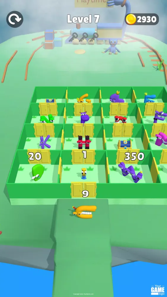 Alphabet Battle: Room Maze 스크린샷