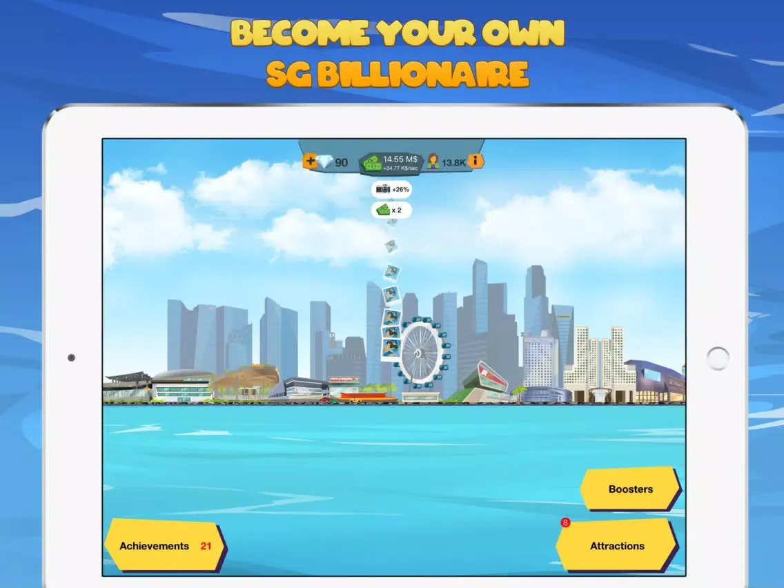 Marina Bay Billionaire Clicker iPad 应用截图