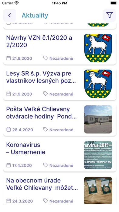 Veľké Chlievany应用截图