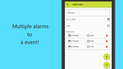 Zrzuty ekranu Alarm and Alarm