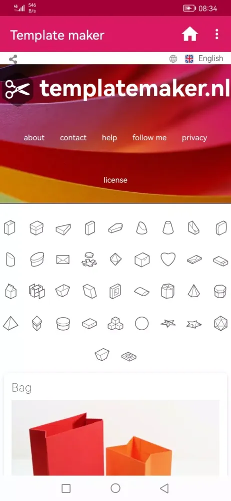 Template maker Screenshots