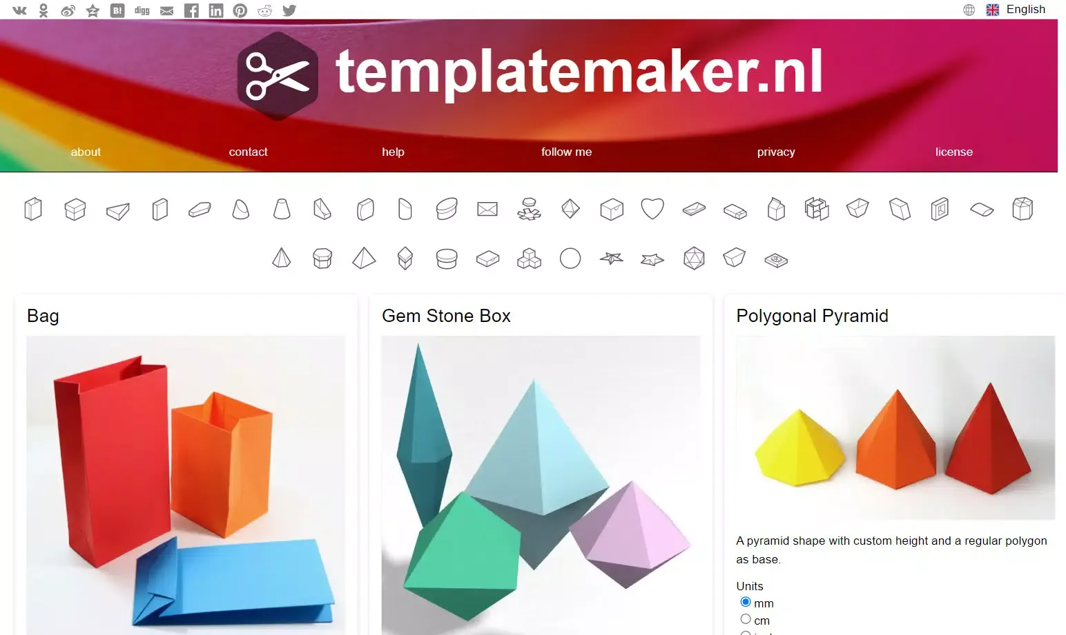 Template maker Screenshots