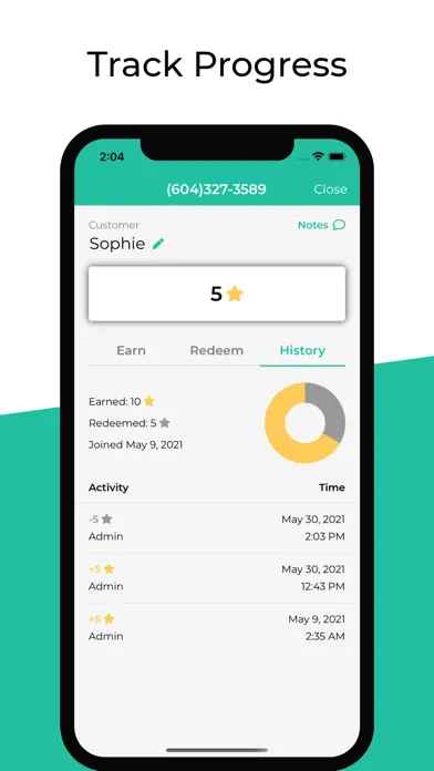 Capturas de pantalla de Snap Loyalty
