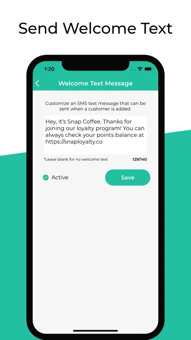 Capturas de pantalla de Snap Loyalty