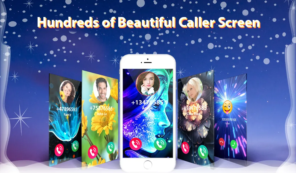 Color Call Screen Flash Screenshots