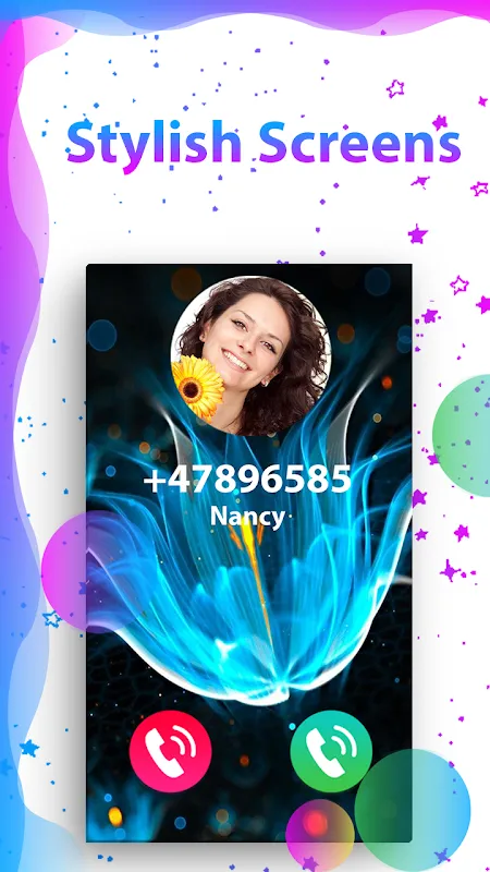 Color Call Screen Flash Screenshots