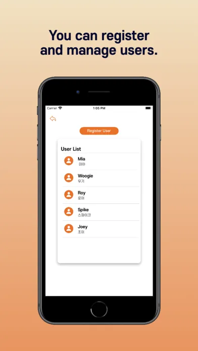 Tangkapan skrin FaceCode - face recognition