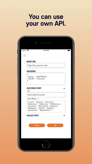 Tangkapan skrin FaceCode - face recognition