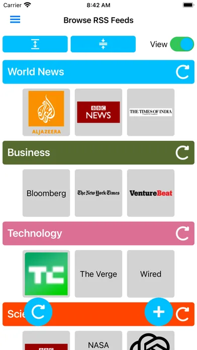 Simple RSS Reader应用截图