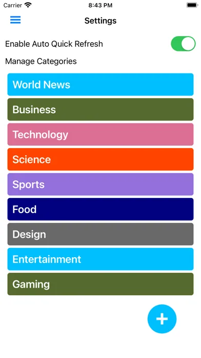Simple RSS Reader应用截图