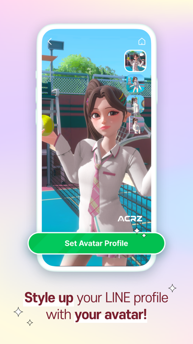 Tangkapan skrin ACRZ: Style up your Avatar!
