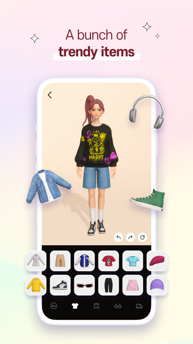 Tangkapan skrin ACRZ: Style up your Avatar!