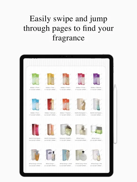 Catalog of Perfums iPad 应用截图