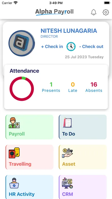 Tangkapan skrin Alpha Payroll