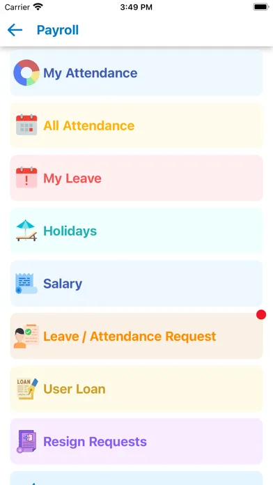 Tangkapan skrin Alpha Payroll