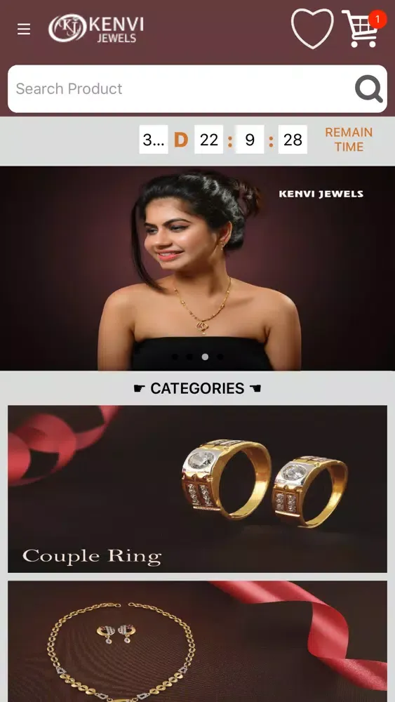Tangkapan layar Kenvi Jewellers