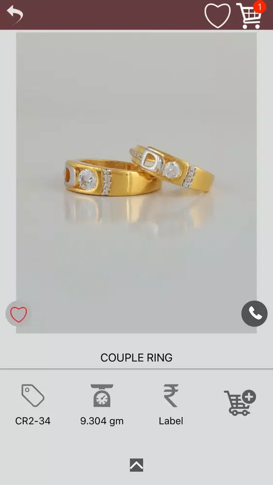 Tangkapan layar Kenvi Jewellers