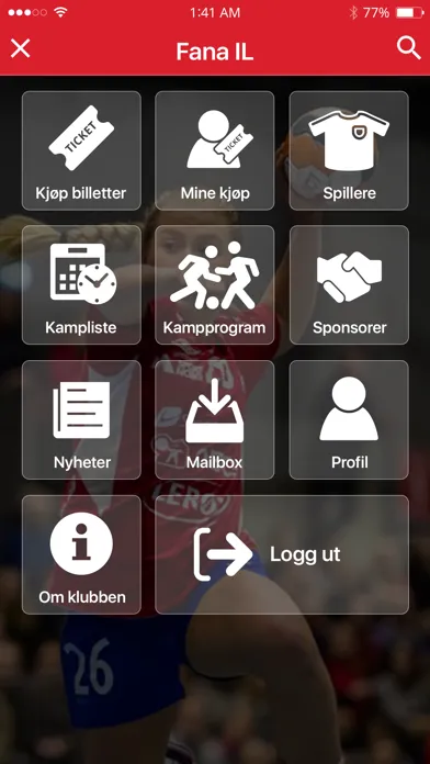 Fana håndball Screenshots