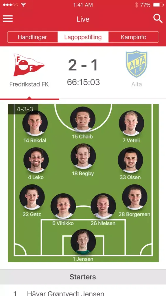 Скриншоты Fredrikstad Fotballklubb