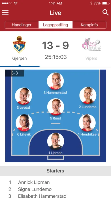 Скриншоты Gjerpen Håndball