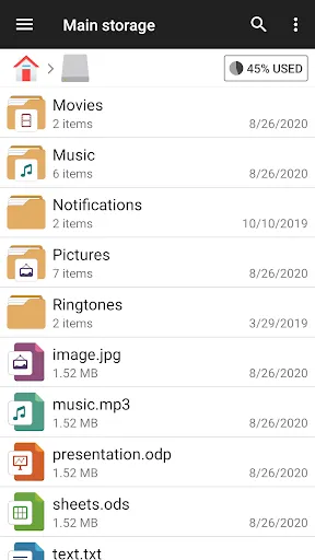 File Manager Screenshots