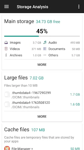 File Manager Screenshots