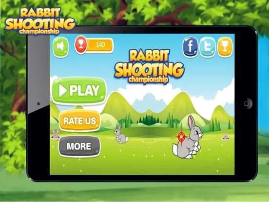 Rabbit Shooting Championship iPad  Screenshots