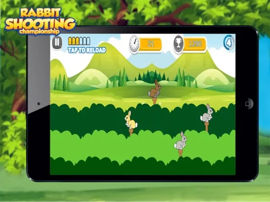 Rabbit Shooting Championship iPad  Screenshots