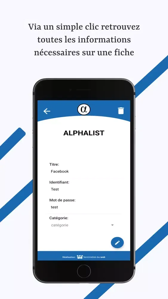 Alphalist スクリーンショット