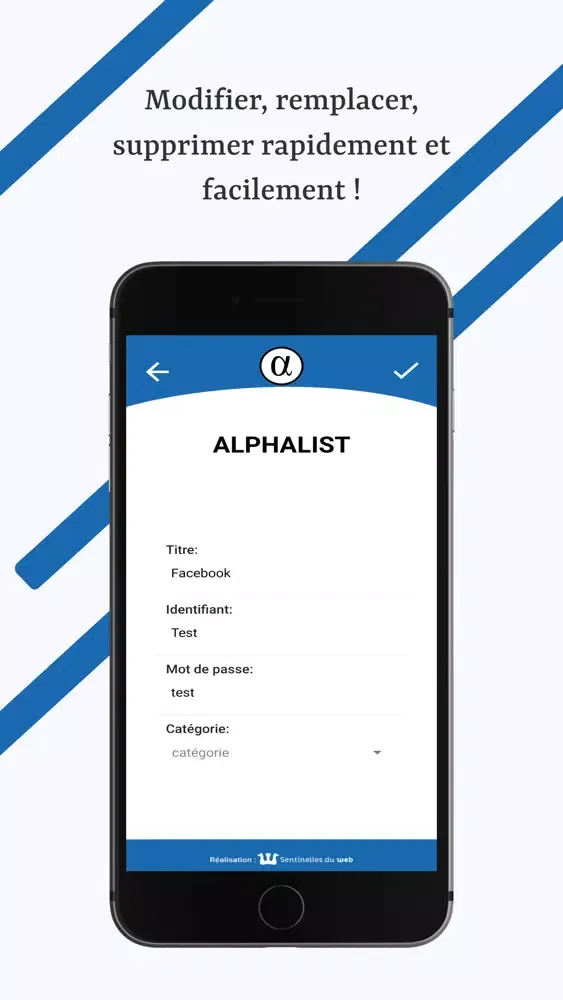 Alphalist スクリーンショット