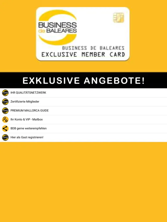 تصاویر Business de Baleares iPad 