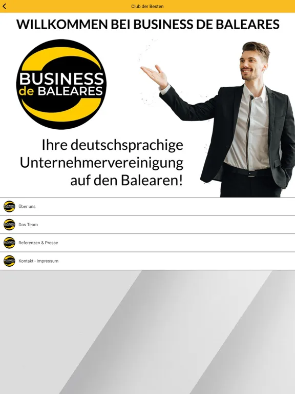 تصاویر Business de Baleares iPad 