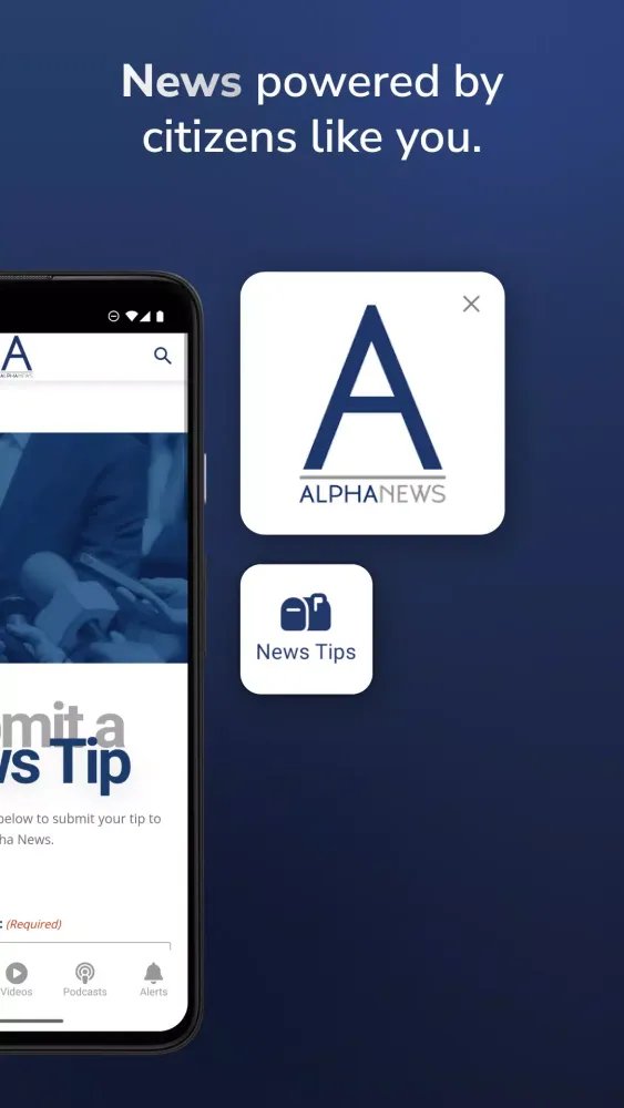 Alpha News سکرین شاٹس