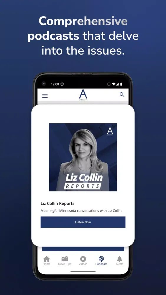 Alpha News سکرین شاٹس