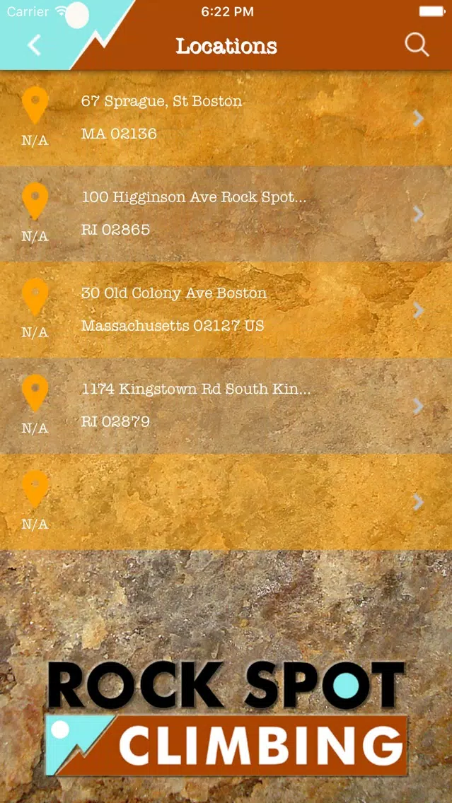 Welcome Rock Spot Climbing!應用截圖