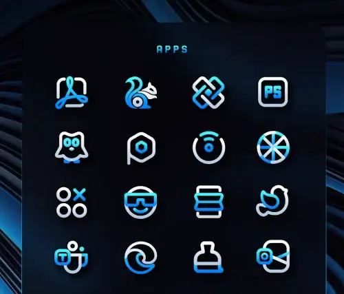 BlueLine IconPack-screenshot-3