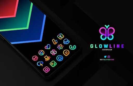 GlowLine Icon Pack Screenshots