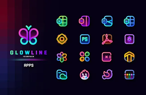 GlowLine Icon Pack Screenshots