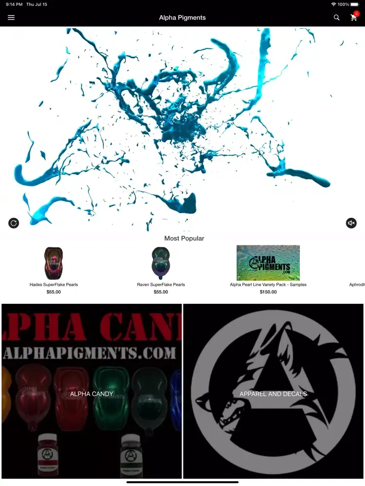 Alpha Pigments iPad 應用截圖