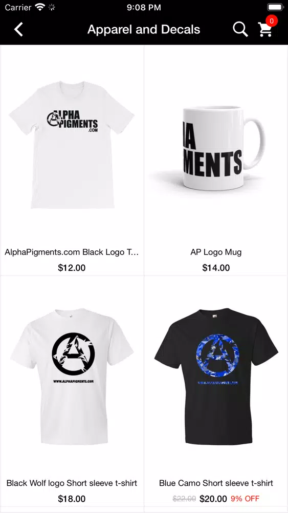 Alpha Pigments স্ক্রিনশট