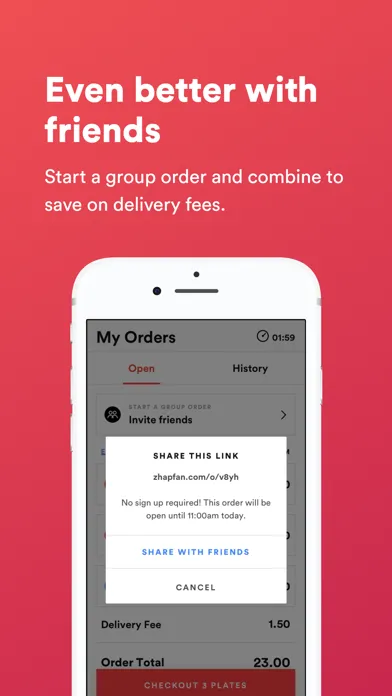 Zhapfan — Food Delivery Ekran Görüntüleri