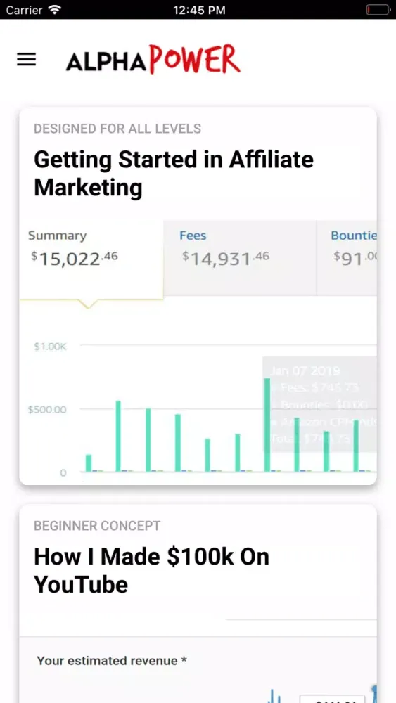 Capturas de tela do Alpha Power: Earn Money Online