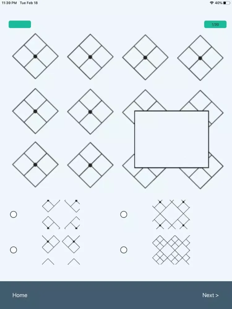 Zrzuty ekranu IQ Test: Brain Test iPad 